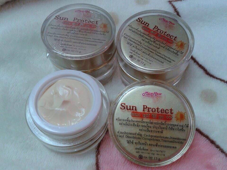 ขายครีมกันแดด ป้องกัน UV Sun Protection nano spf60 PA++  B004